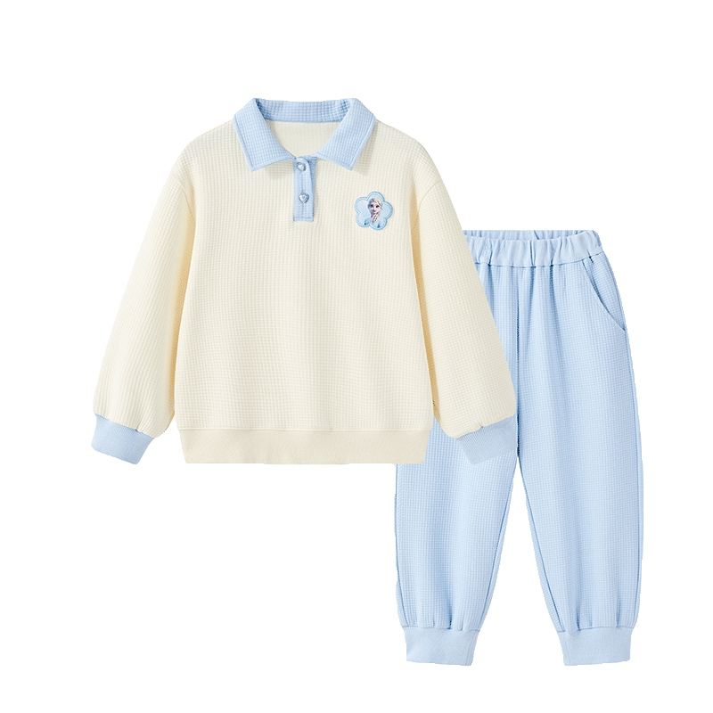 Disney Girls' Sports Set Spring Autumn 2026 New Stylish Sweatshirt and Pants Big Kids Girls' Clothing Spring Outfit