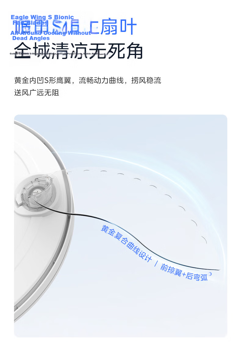Midea Fan Light Eye Protection Smart Voice Bedroom Lamp F5 Eye Comfort Lighting Fixture with Installation Package (Supports HarmonyOS Smart Link) 7