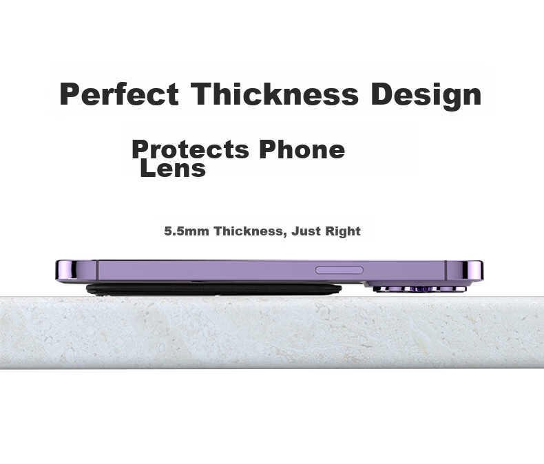 LALO Cardless Quick Swipe Magnetic Card Holder Phone Stand Invisible Desktop Ultra-thin Access Card Holder for Bus and High-speed Rail 12