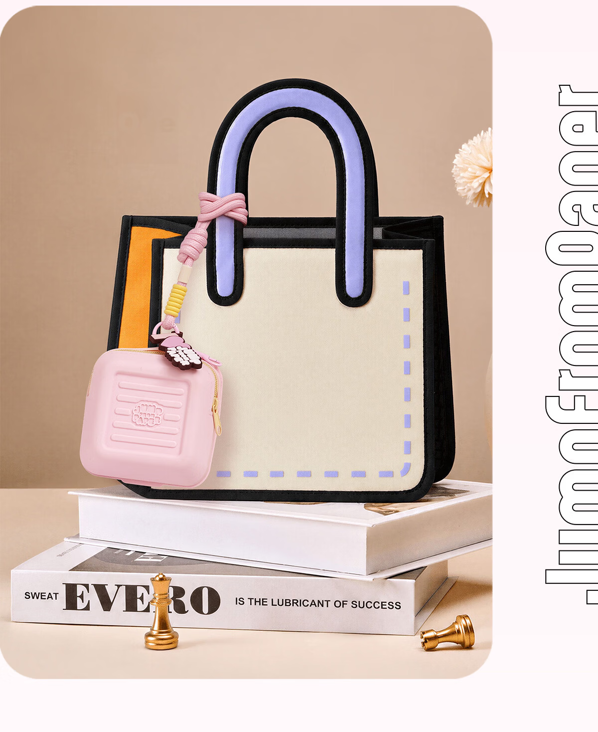 JumpFromPaper Mini Earphone Case Keychain Accessory Bag for Girls Birthday Gift JFP 8