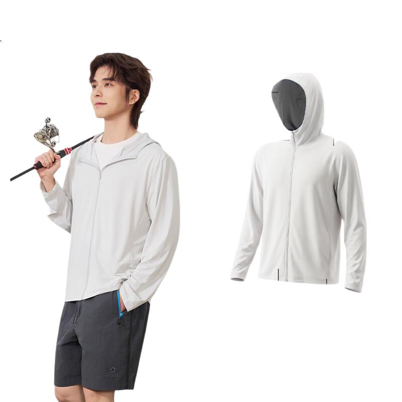 LangSha Men's UPF50+ Ice Silk Sunscreen Jacket Spring Summer New Lightweight Breathable Outdoor Casual Quick-Dry Coat 219