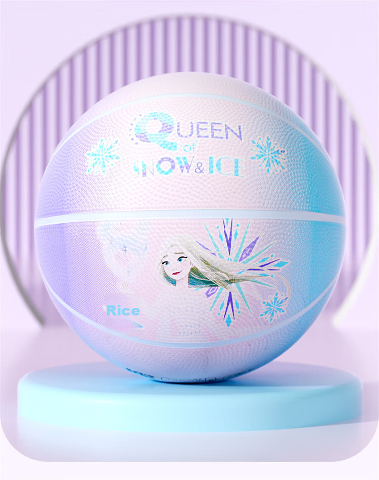 Disney Toy Ball Children's Size 7 Youth Girls Gift Foam Rubber Basketball - Frozen Size 7 Ball 2