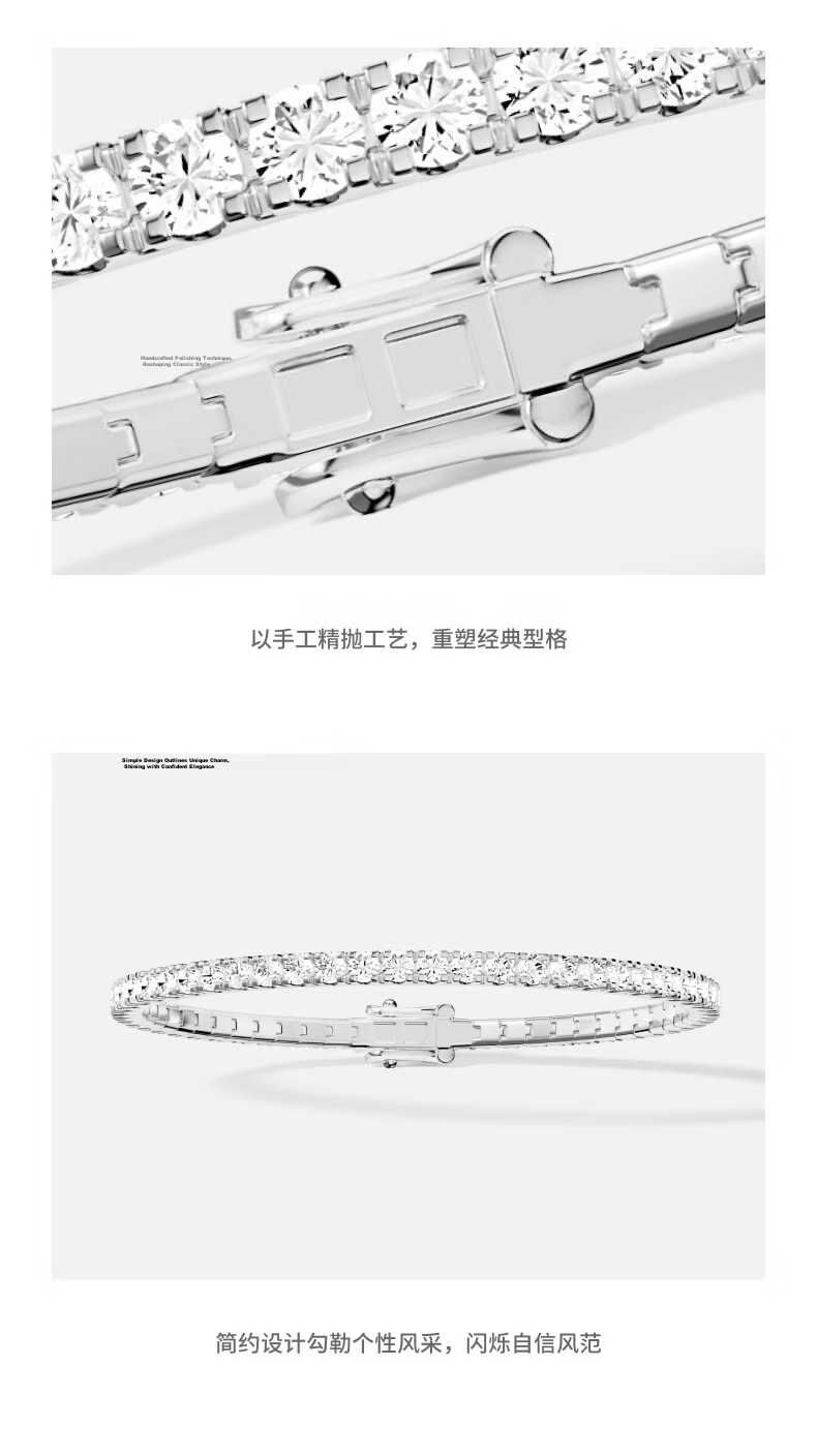 APM Monaco Tennis Bracelet Couple Luxury High-End Bangle Gift for Girlfriend Wife Boyfriend Birthday 3