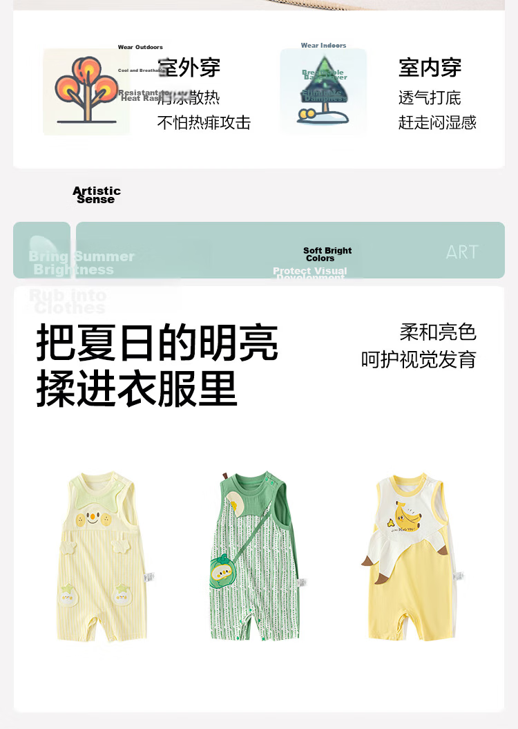 BALABALA Baby Boys Girls Romper Jumpsuit 2025 [Mall Same Style] 200225120203 14