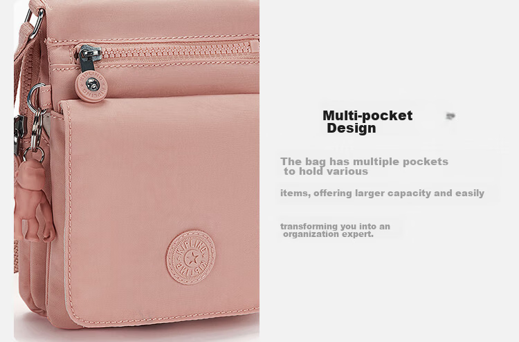 Kaplin Multi-Pocket Multi-Card Phone Bag Birthday Gift NEW ELDORADO Tender Pink 10