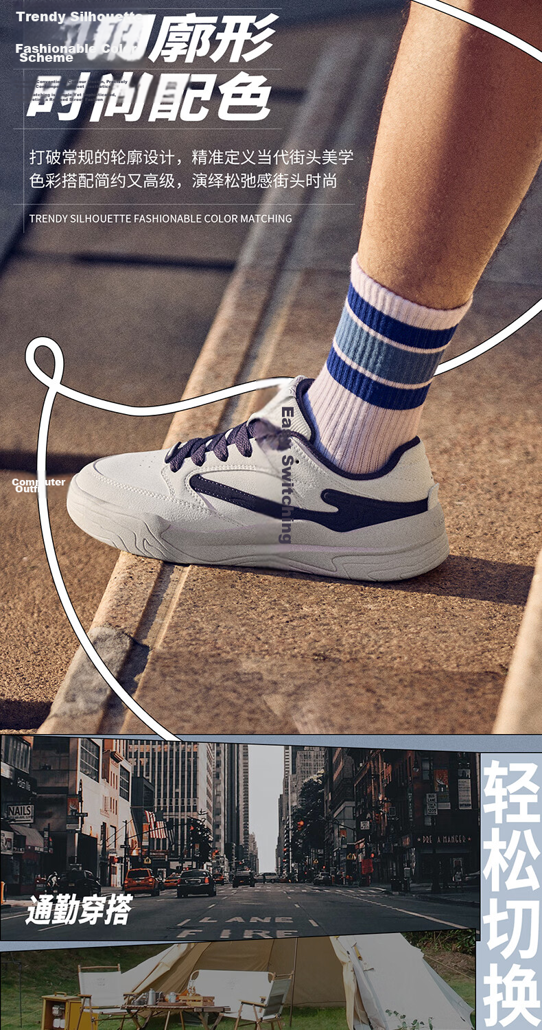 ERKE Men's Sneakers 2026 New Lightweight Casual White Shoes Sports Shoes | Jinghong 3 3