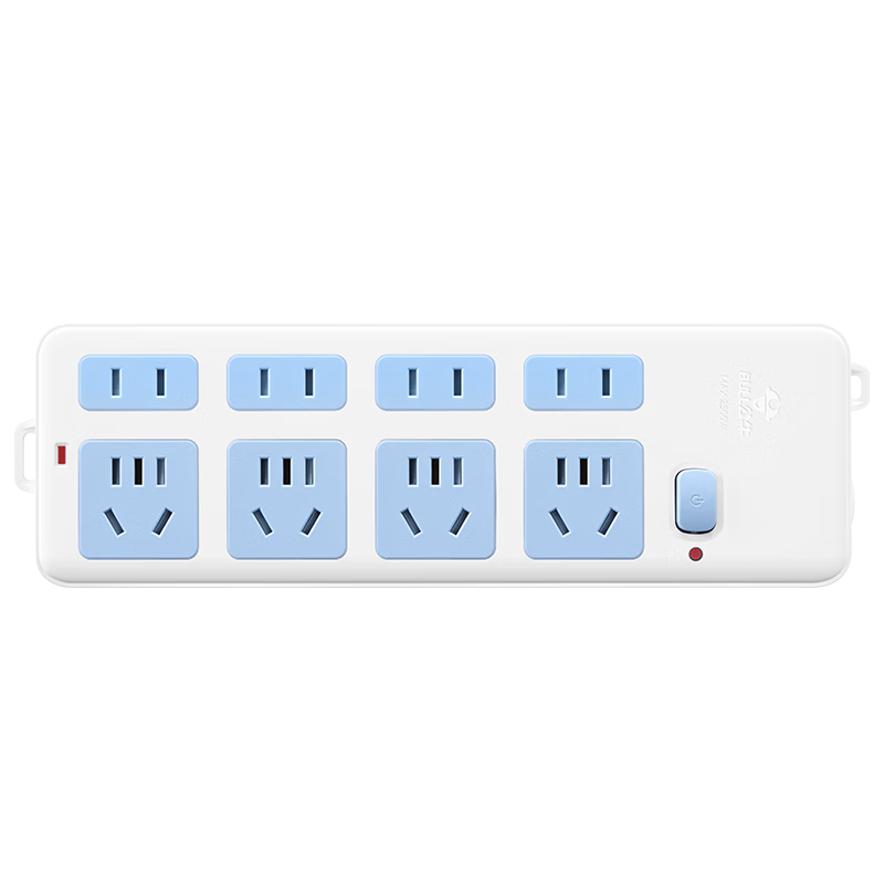 BULL Socket Converter Power Strip Extension Cord, 8 Outlets with Master Switch, Wireless Socket GN-403 (Power Cord And Plug Not Included)