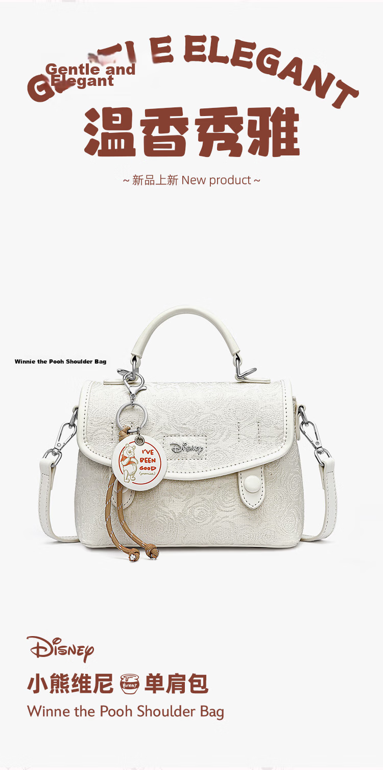 Mascot Disney Crossbody Bag Lightweight Luxury Women's Shoulder Bag Handheld Gift 2026 New Valentine's Day Gift for Girlfriend 2