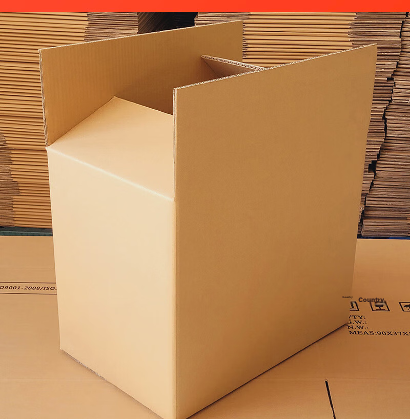 Yuzijian 2 Thick Cardboard Boxes with Lids, Small Size 33*25*26cm, Gift Boxes with Plastic Handles, Solid Color Cardboard Storage Boxes for Home Organization And Storage, 5322 6