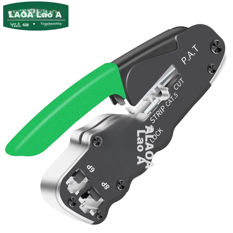 LAOA LA195107 Network Cable Crimping Tool RJ45 RJ11 Crimper Wire Cutter