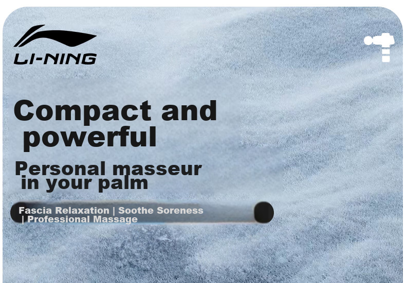 LI-NING Fascia Gun Massager for Shoulder, Neck, Waist, Back, Full Body Muscle Relaxation, Professional Sports Massage Hammer, Gift for Parents, Partner, Holiday and Birthday Gift, Neck Massager Gun 1