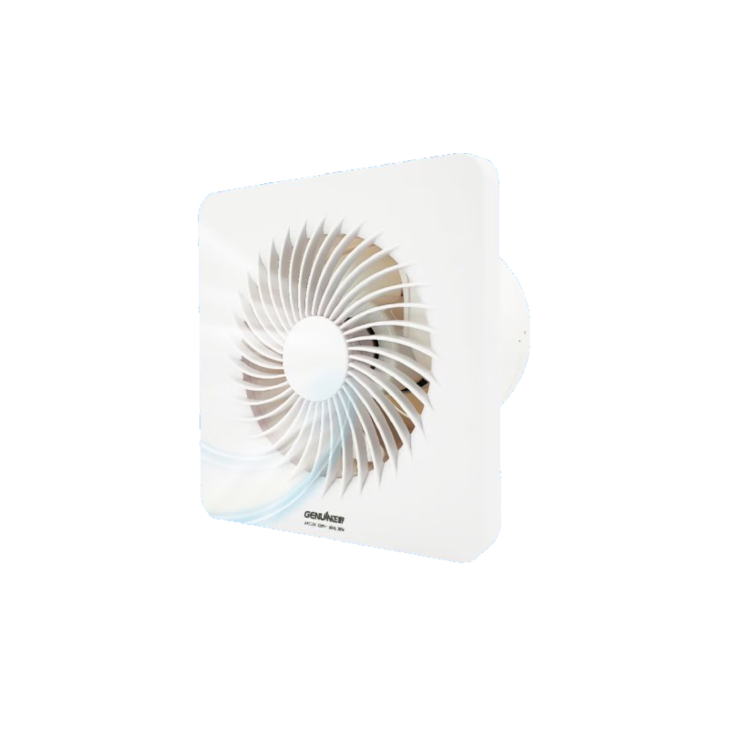 GENUIN Ventilation Fan Window and Wall Dual-Use Exhaust Fan Glass Installation 6-Inch APC15X [Opening 150-160mm]