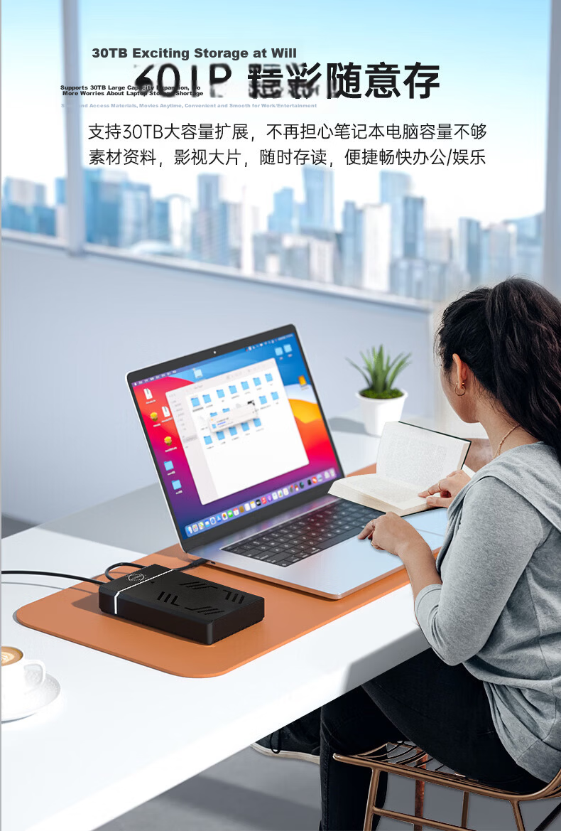 SEAGATE Custom Gift USB 3.0 3.5-inch External Computer SSD HDD Storage Enclosure EC-5351C 5