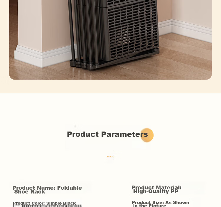 Anerya Foldable Shoe Rack No-Installation Simple Home Entryway Multi-Layer Small Space Storage Organizer 3-Tier 14