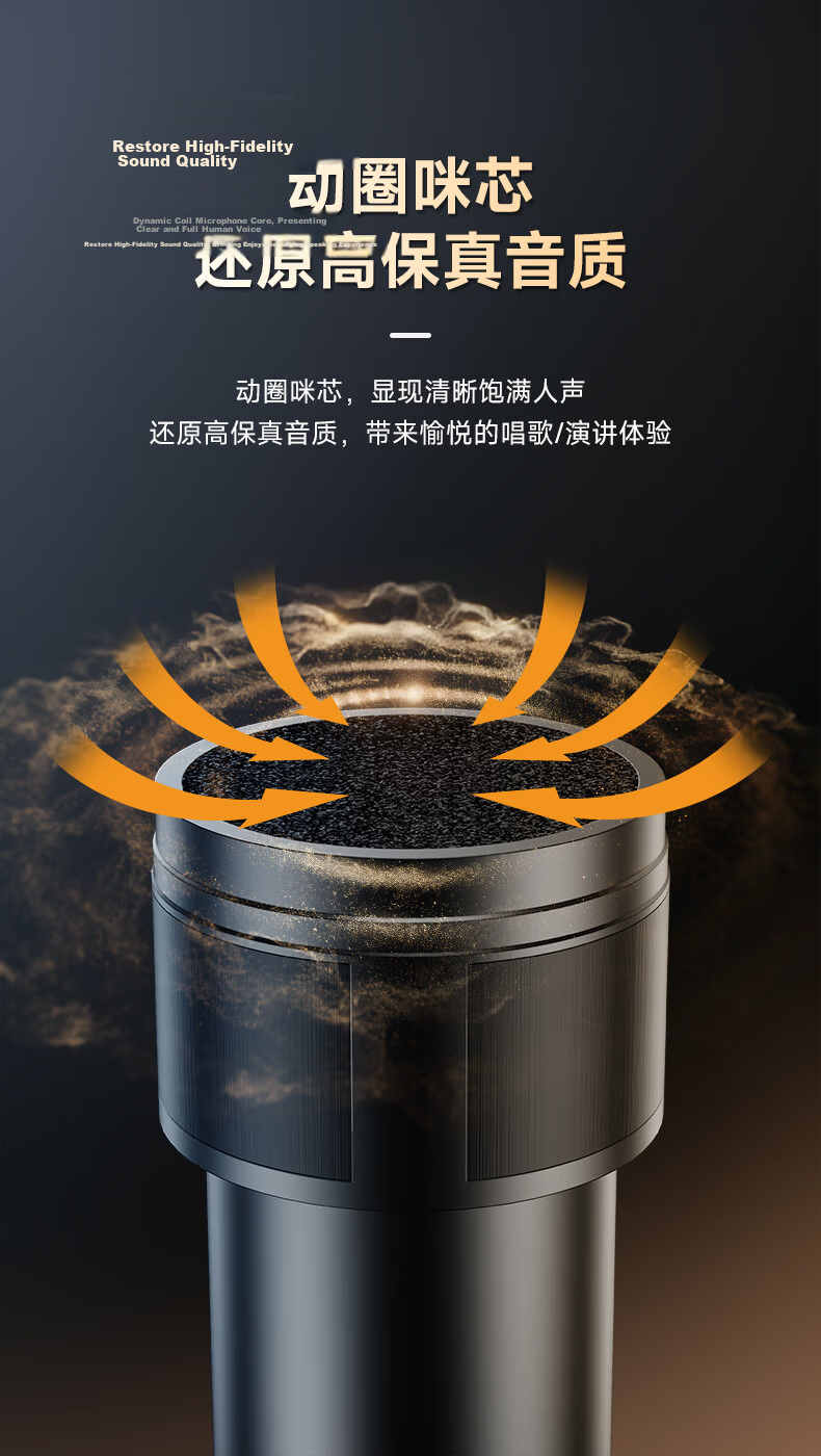 Aigo K132 Rechargeable Lithium Battery Universal Wireless Microphone for Home KTV Singing Hosting Speech Karaoke Conference Speaker Amplifier One-to-One Microphone 3