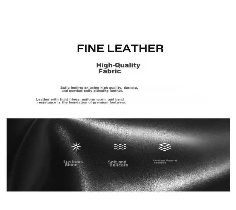Belle Qixi Gift Zhang Linghe Same Style Business Leather Shoes Men 2026 Spring Summer Commuter Thick Sole Casual Shoes A2274 Black 38 9