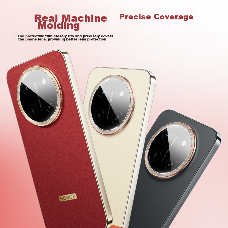 ESCASE [2-Pack] Tempered Glass Full Coverage Camera Lens Protector for Honor X80 Pro Max, Anti-Drop, Anti-Fingerprint, High-Definition Back Camera Protective Film 4