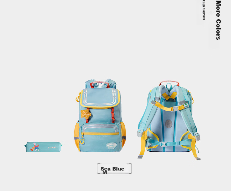 SHUKIKU Little Sailor Ergonomic Backpack for Boys and Girls, Grades 1-6, Large Capacity Lightweight School Bag, Coral Pink 13