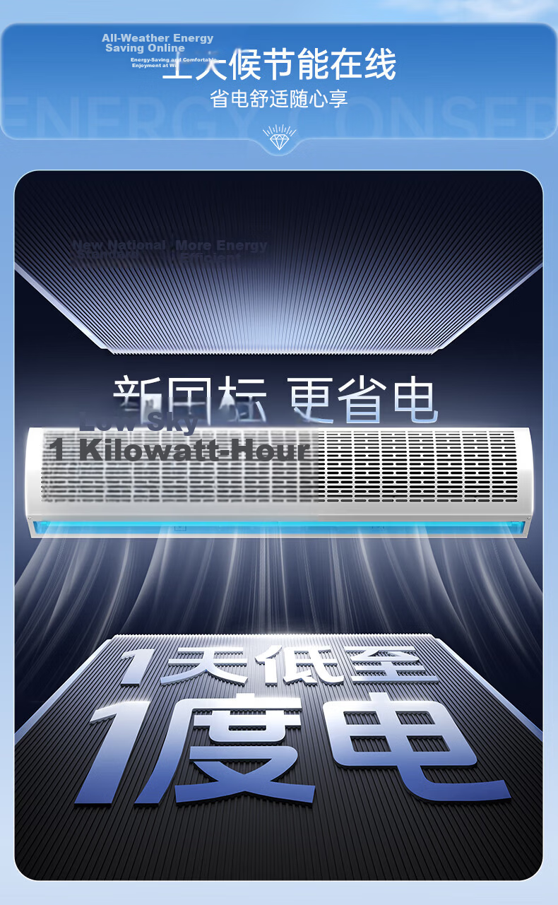 Diamond Brand Air Curtain Commercial Air Door Industrial Air Fan Wall-Mounted 1.5m Button Model FM3015-G 6