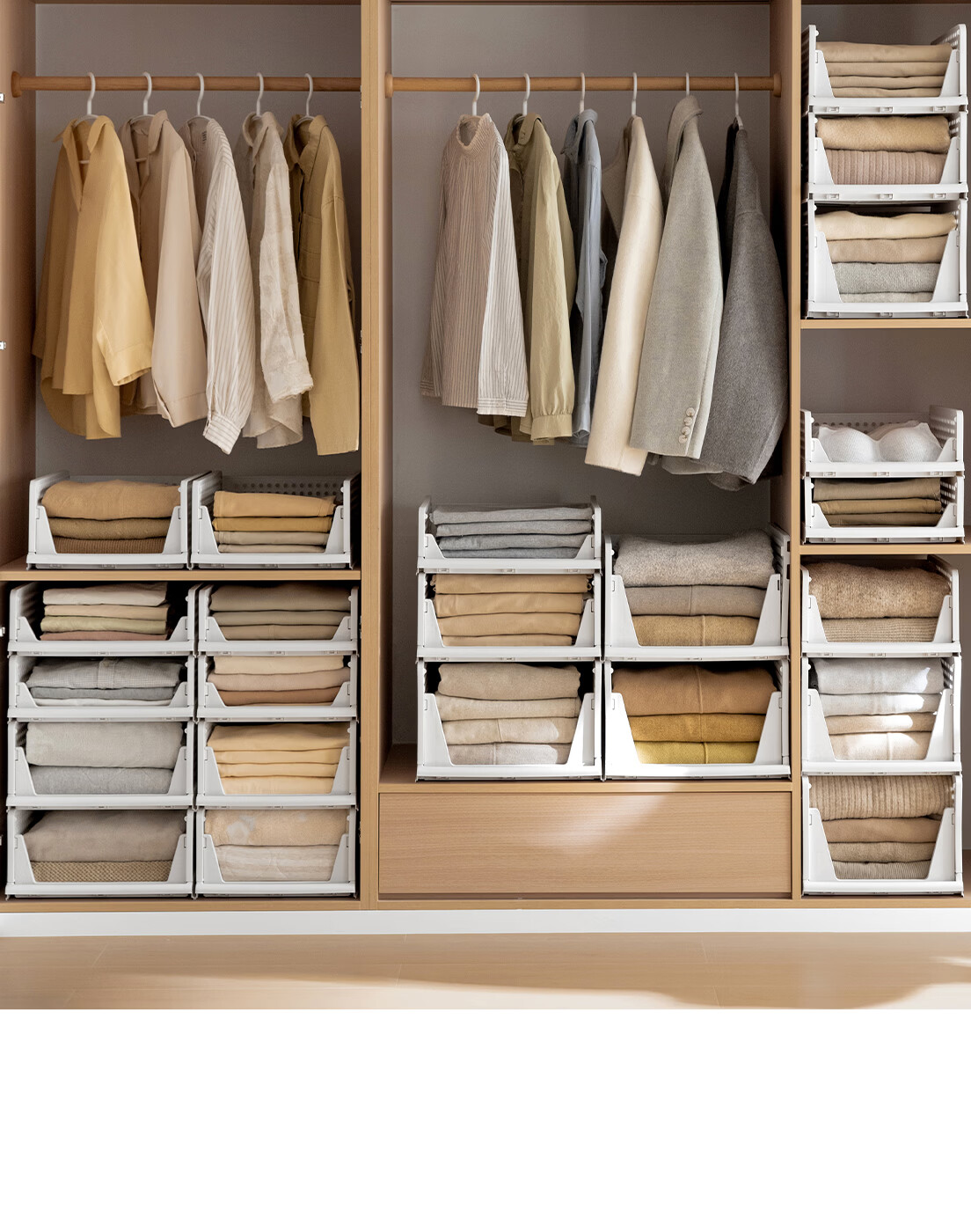 Lazy Corner Storage Rack Wardrobe Divider Drawer Shelf Partition Shelf Wardrobe Layered Shelf Cabinet Divider High Version 7