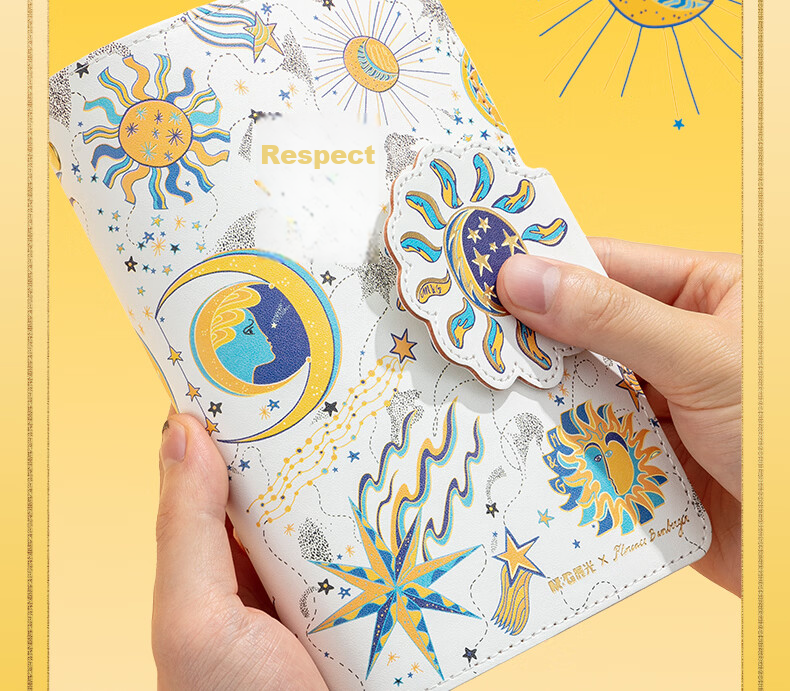 M&G 【Cosmic Helper Collaboration】Luxury Designer Co-Branded Notebook Gift Box Stationery Set Student Birthday Gift HAPN2833 8