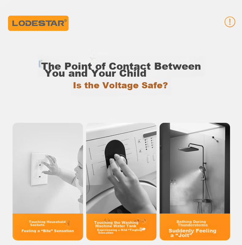 LODESTAR Non-Contact Voltage Tester Pen with Sound and Light Alarm for Electricians 50~1000V LD12D 2