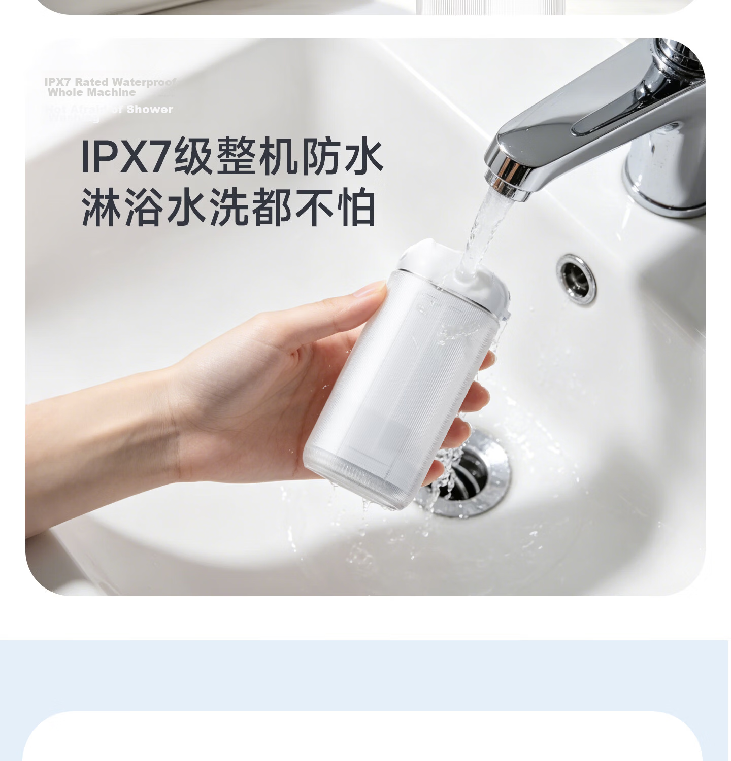 Infly InFan P12 Portable Handheld Water Flosser Electric Ultrasonic Oral Irrigator Dental Cleaner Orthodontic Teeth Washer for Teens Adults Men Women 28