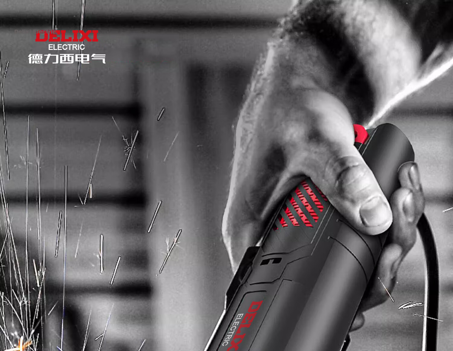 Delixi Electric Angle Grinder Multifunctional Cutting Machine Household High-Power Handheld Grinding Polishing Machine 1