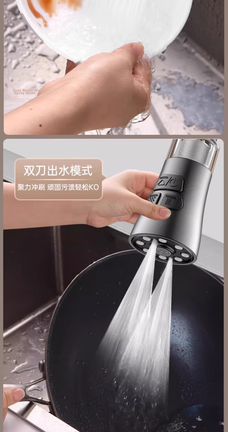 ILEDDOG [Precision] Kitchen Faucet Extender Universal Splash-Proof Filter Nozzle Adapter Aerator ALDG-66 6