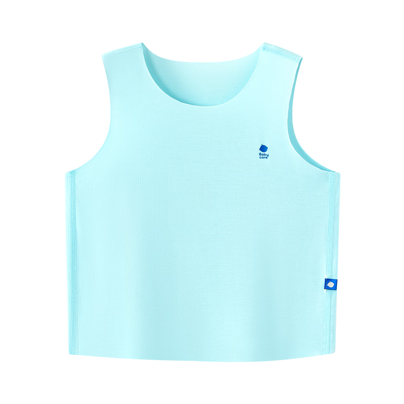 Babycare Natural Cool Sleeveless Top Baby Homewear Short Sleeve Tank Summer Sea Breeze Blue 120