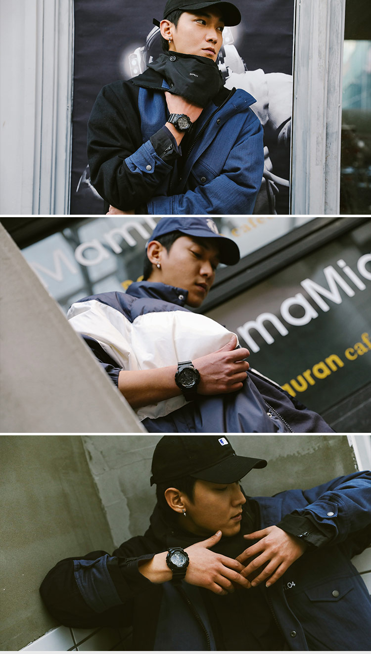 Casio Men's G-SHOCK Watch, Bomb Disposal Expert Sports Student Electronic Watch, Japanese/Korean Style, Gift for Boyfriend, GA-100CF 10