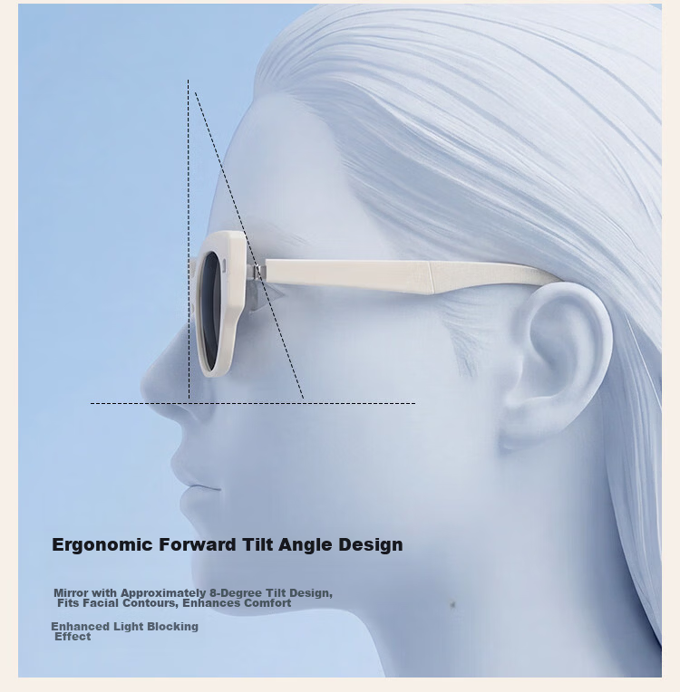 FENCHI Foldable White Cat Eye Sunglasses for Women 2026 New High-End White Frame Polarized UV Protection 19
