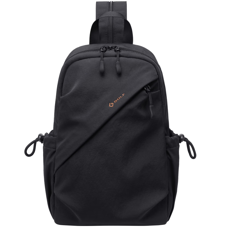 GOLF Lightweight Crossbody Bag Unisex Casual Sports Chest Bag Outdoor Cycling iPad Shoulder Bag Multifunctional Small Backpack