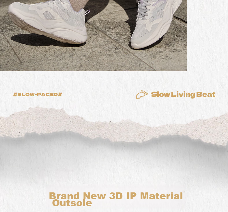 361° Women's Sports Shoes Summer Breathable Thick Sole Commuter Casual Retro Dad Sneakers 682616781-1 13