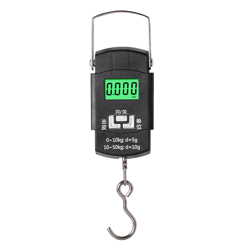 Baijie Portable Electronic Scale Digital Kitchen Scale Spring Hook Scale Small Gram Weight Scale Hanging Hook Electronic Courier Scale