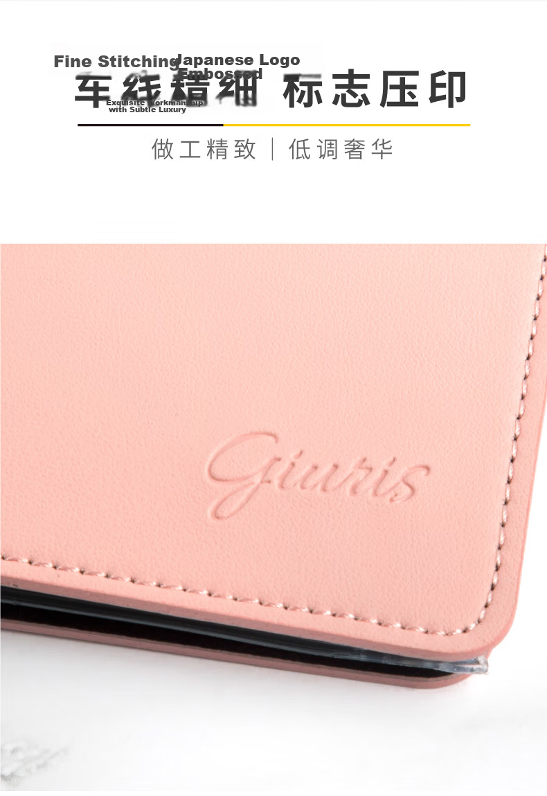 MARUMAN Loose-Leaf Notebook PU Cover Pink F290 5