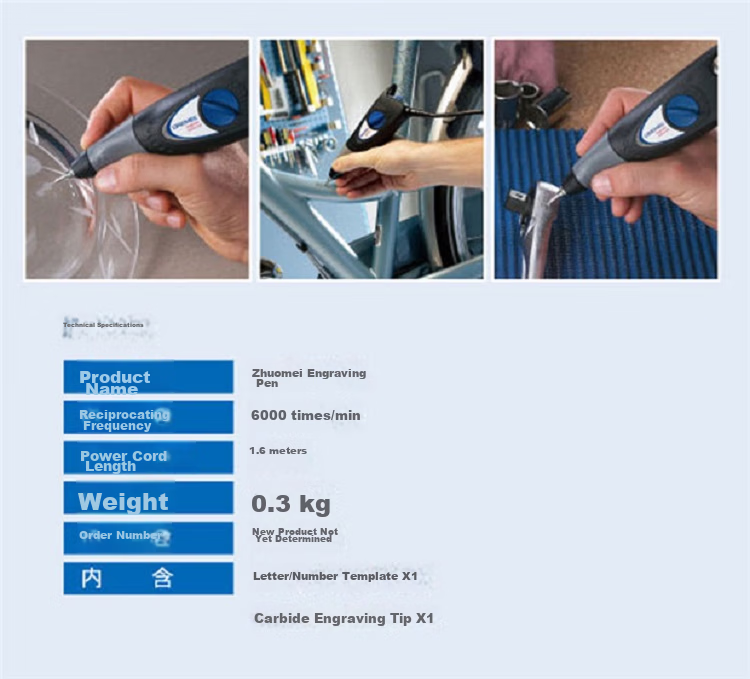 DREMEL Electric Engraving Pen for Glass Wood Tiles with 5 Adjustable Depths DREMEL Bosch 290 2