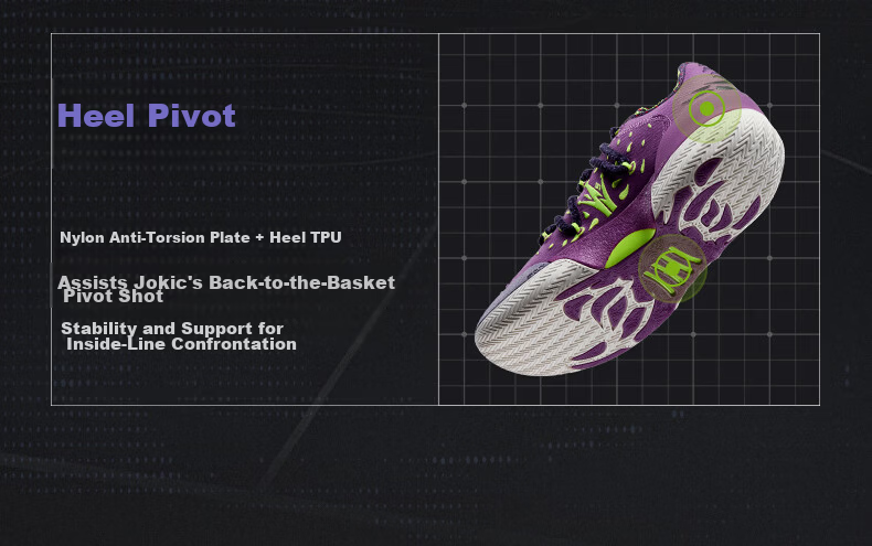 361° Joker2 Nikola Jokic Second Generation Basketball Shoes Youth Training Sports Shoes Men Durable 672611110-11 6