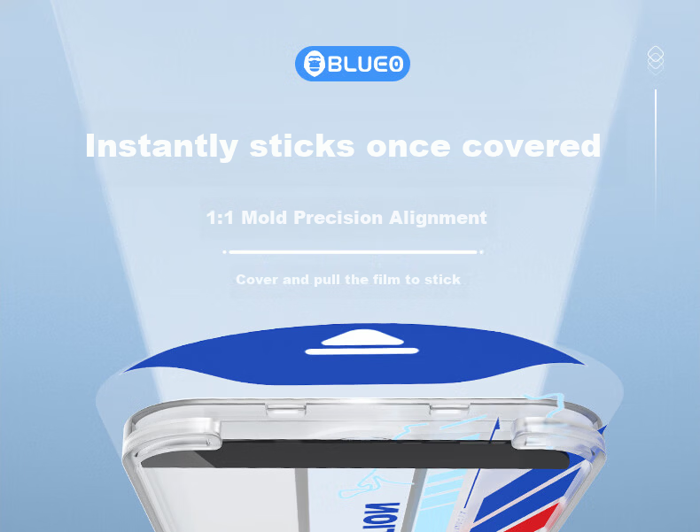 Mr. Blue Ape [Original Ultra Clear + New Space Capsule] Ultrasonic Fingerprint Unlock Screen Protector for Samsung S26 Ultra, S26 Ultra Tempered Glass Anti-Fingerprint Space Capsule Quick-Apply Film 6