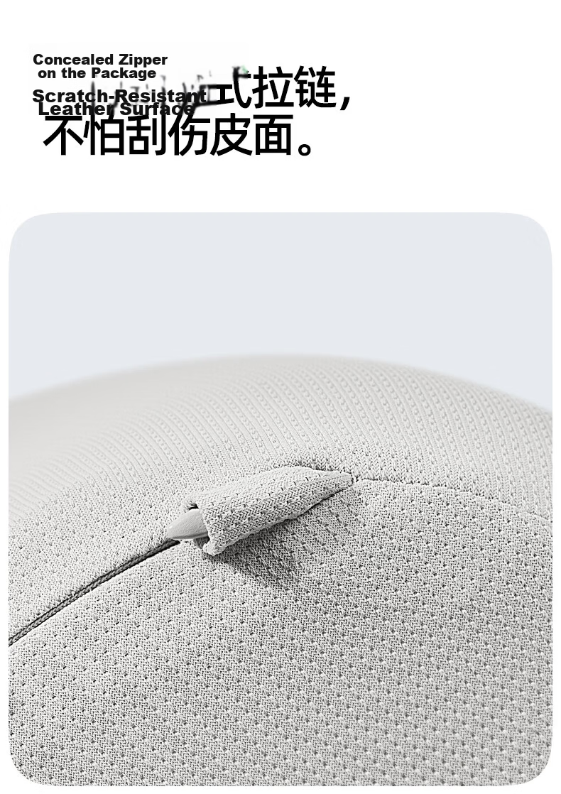 CICIDO Car Headrest and Lumbar Support Set Summer Neck Protection Pillow Seat Cushion Car Lumbar Pillow 24