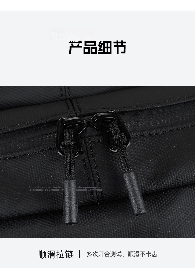 Edison Large Capacity Daily Commuter Travel Backpack Outdoor Motorcycle Riding Night Reflective Backpack W67-1 14