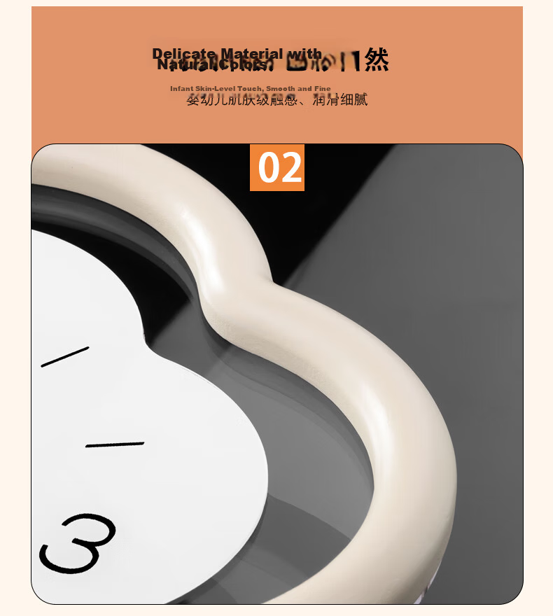 Jiujuda 2026 New Home Wall Clock Minimalist Modern Cream Silent Clock High-End Creative Living Room Wall Clock 10