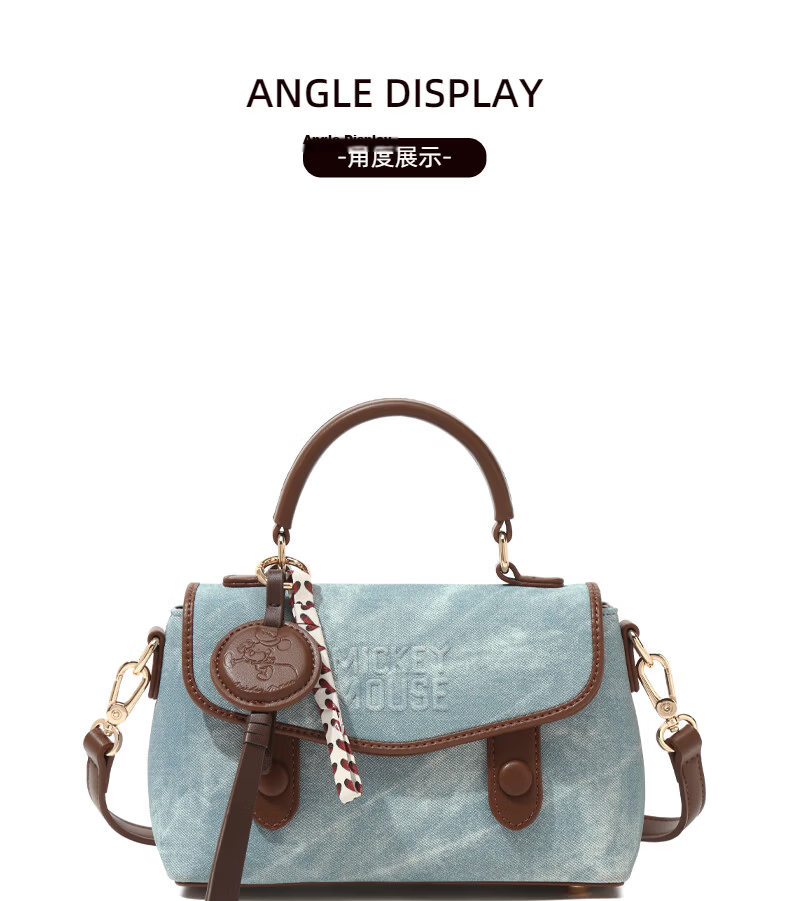 Disney Women's Bag 2026 New Small Niche High-End Handbag Crossbody Commuter Practical Birthday Gift for Girls 16