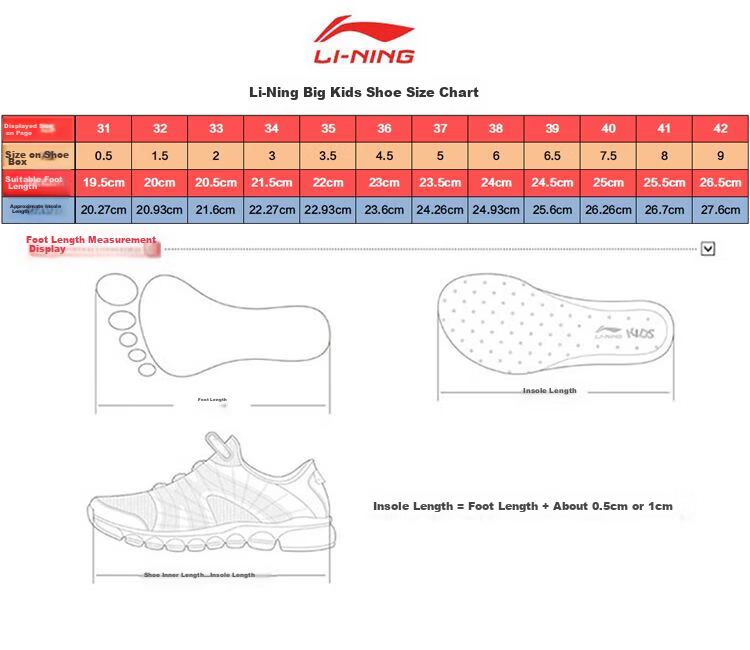 LI-NING Kids' Cotton Shoes Children's Winter Sports Shoes Boys and Girls Fleece-Lined Warm Reflective Mid-Top Casual Shoes 14