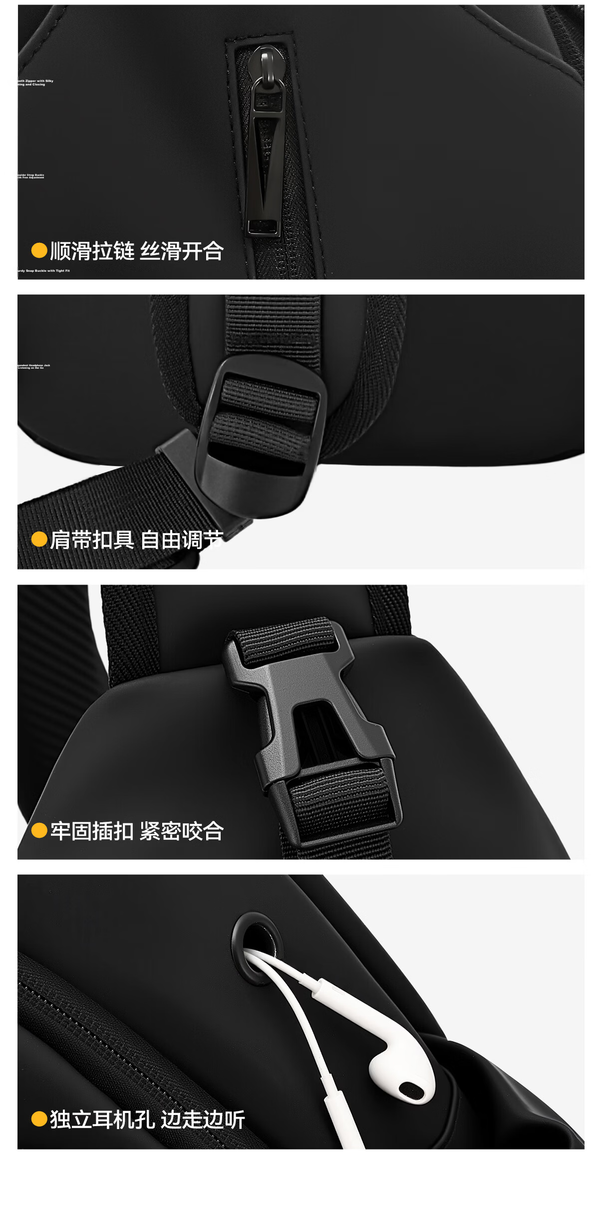 361° Men's Crossbody Bag 2026 New Trendy High-End Shoulder Bag Waterproof Travel Commuter Sports Chest Bag Small Backpack 28