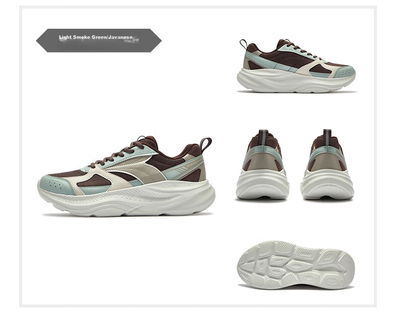 361° Xingyue 1.5 Men's Sports Shoes Summer Breathable Lightweight Shock Absorption Running Shoes Wide Fit Commuter Shoes 672632225-1 35