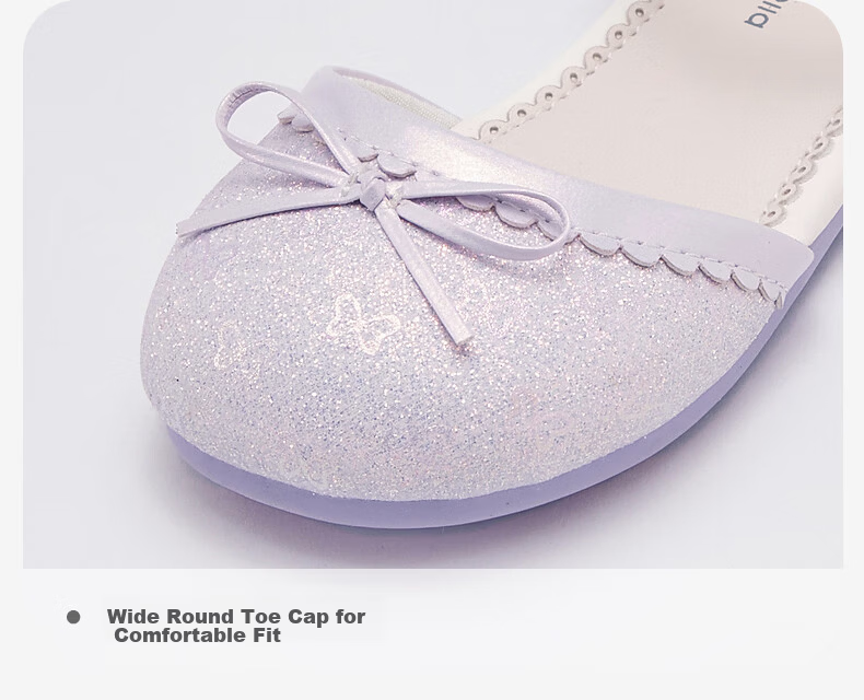 DAVE & BELLA Kids Girls Princess Summer Sandals Crystal Shoes Single Shoes 10