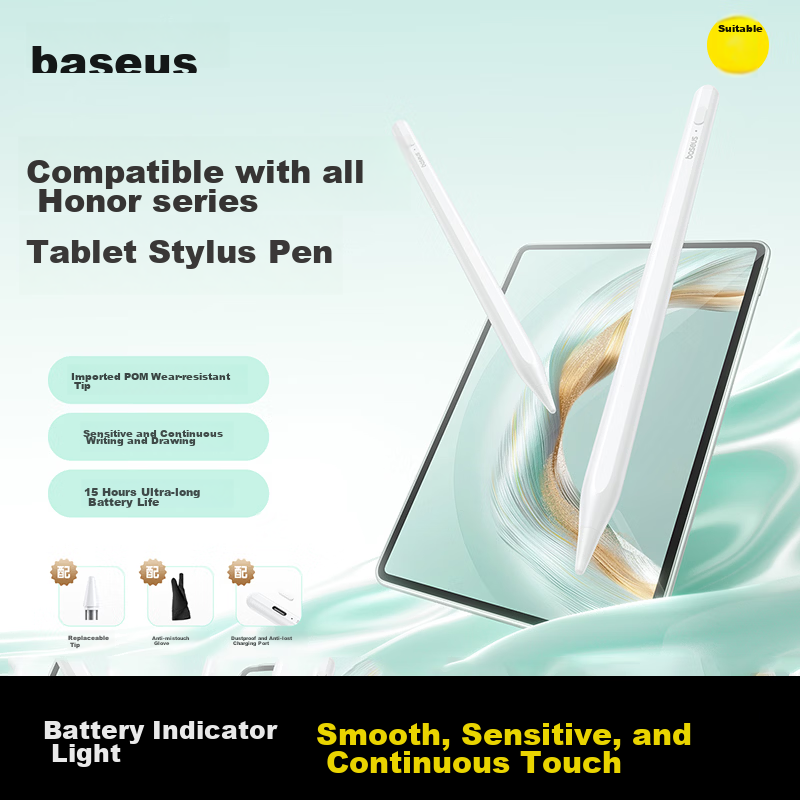 Baseus Compatible Honor Tablet Stylus Magic Pencil 3rd Generation Capacitive Touch Pen Magnetic Drawing Touchscreen Pen