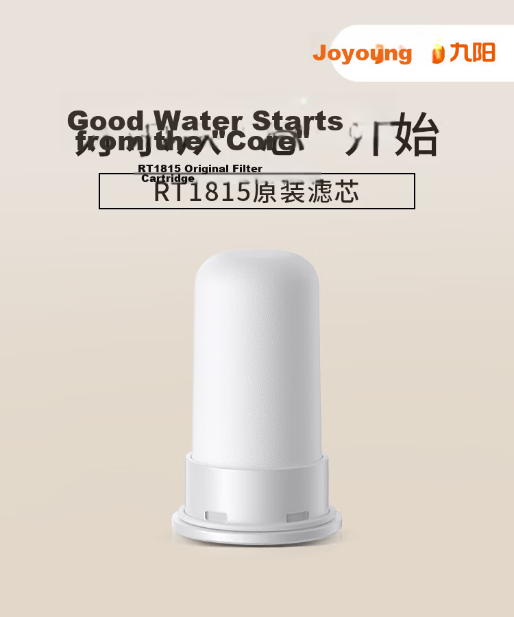 Joyoung Faucet Water Purifier Replacement Filter JYW-RX180 (Single Pack) Compatible with RT1815 1