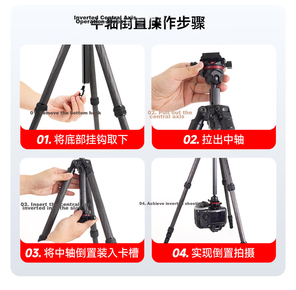 Manfrotto Blue Shadow Carbon Fiber Twist Lock Kit with Ball Head DSLR Mirrorless Camera Photography Videography Travel Tripod MKELESLTCBK-BH 11